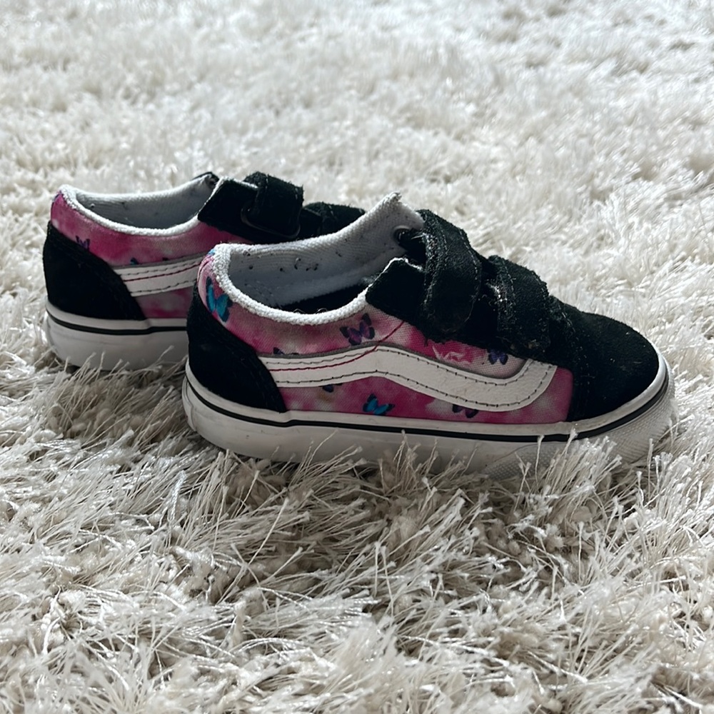 Toddler Vans butterfly print Old Skool size 6.5
